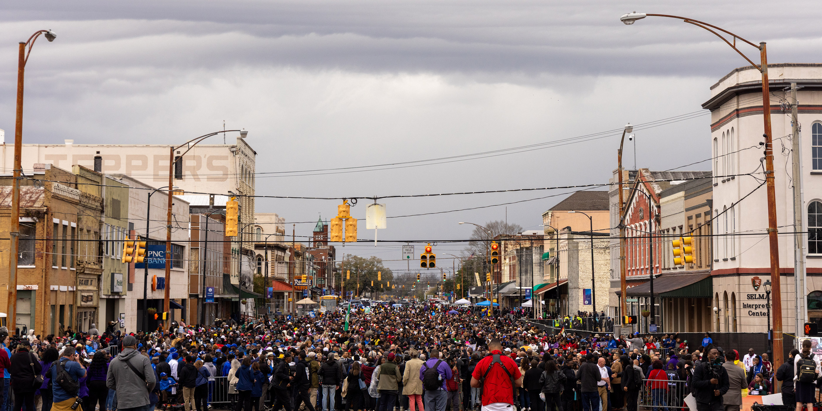 A photo of the marsh during the Selma Jubilee.
